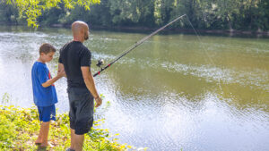 Blue Canoe Fishing