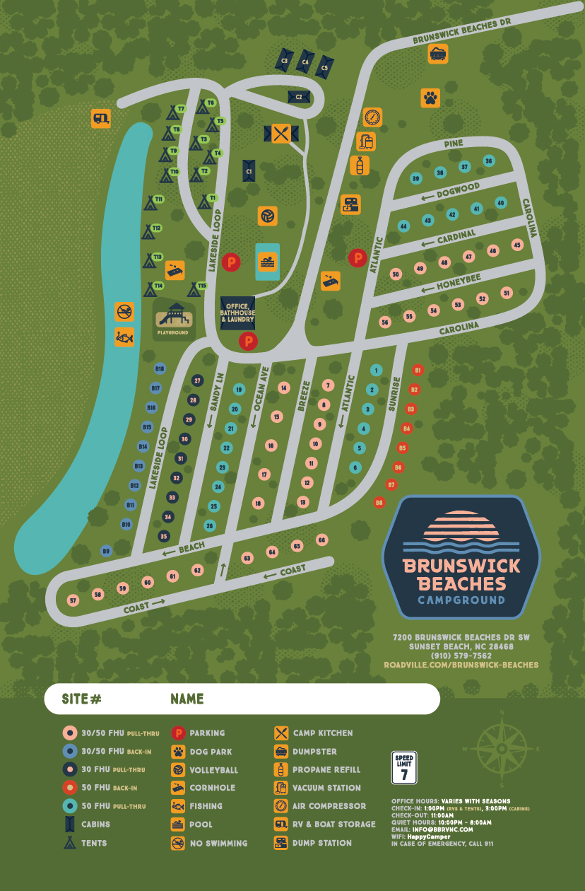 Brunswick Beaches Map Final