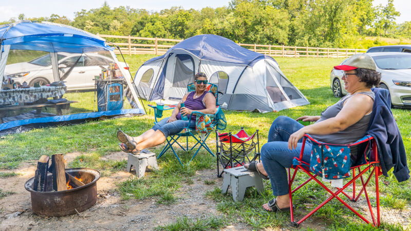 Tent Camping at Camp HiYo, Homerville OH