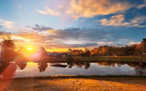 Hiyo Sunset Landscape Banner