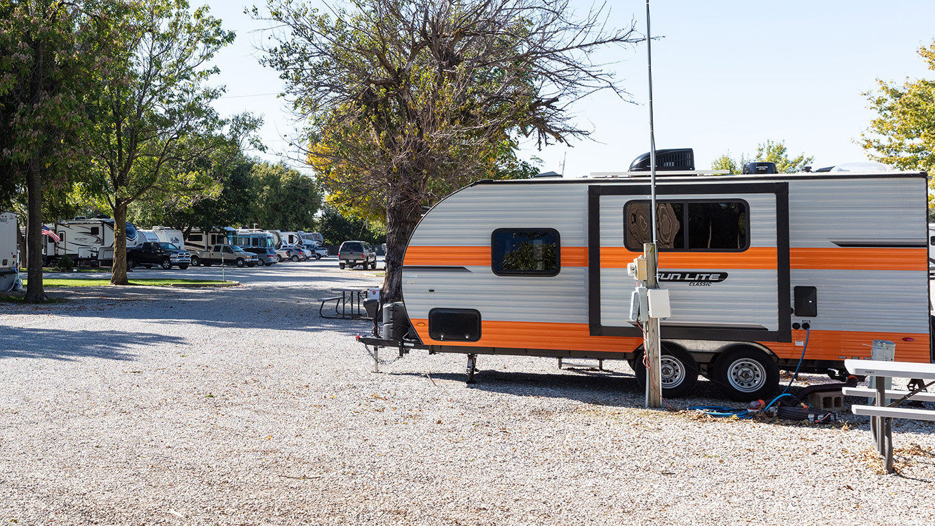 RV Sites at Camp the Range - Wichita KS