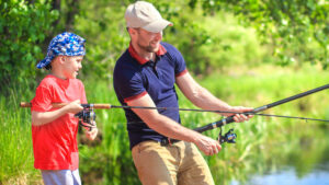 Fishing at Campers Paradise RV Resort