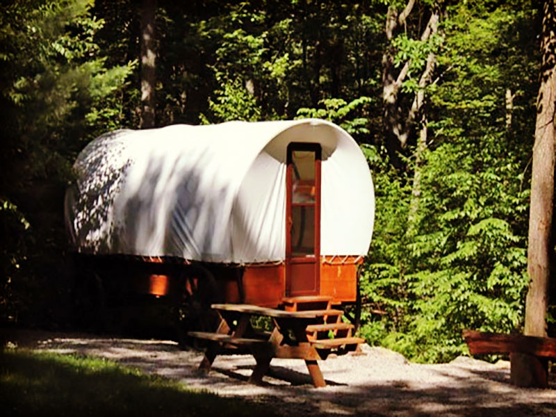 Covered Wagon Camping at Campers Paradise PA
