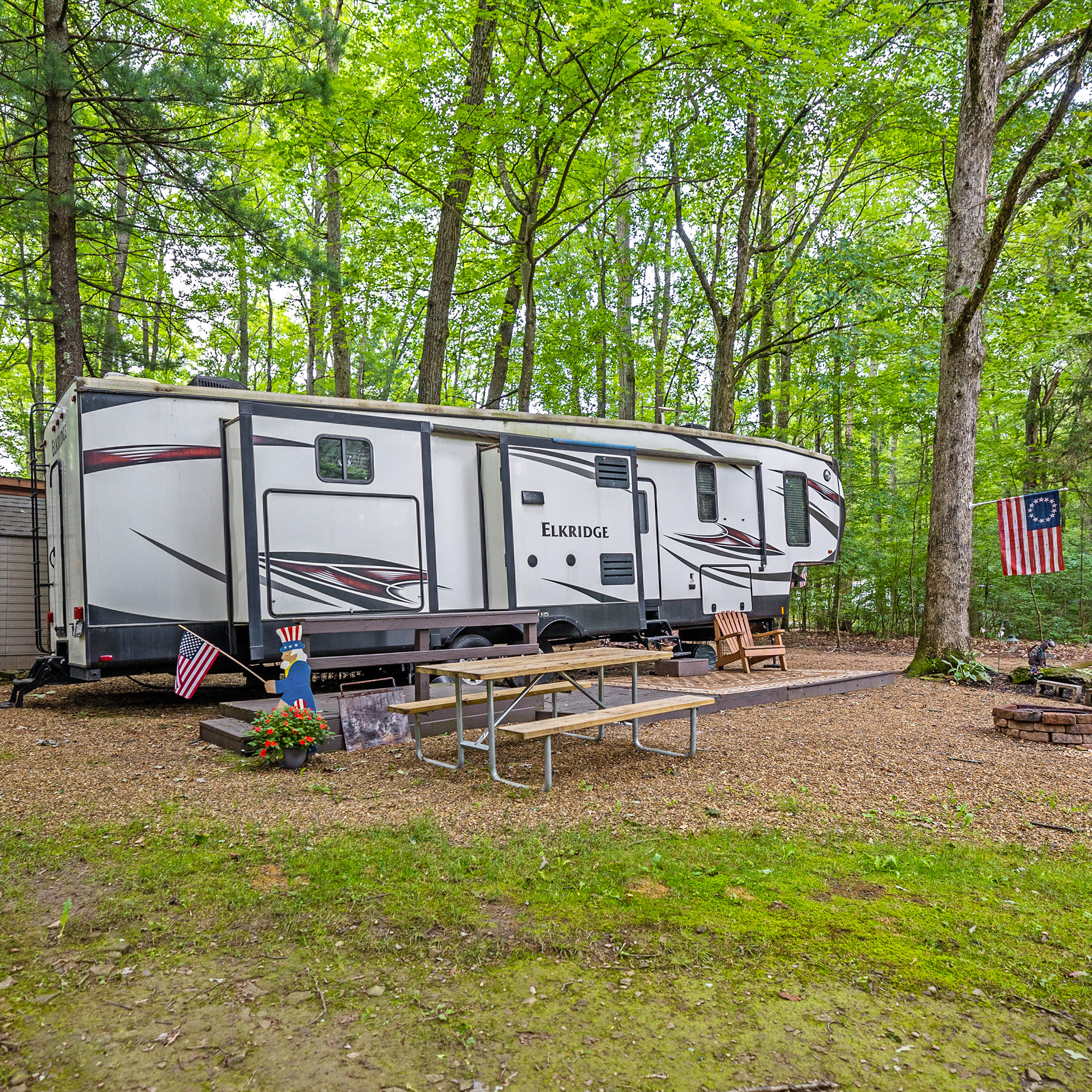 Campers Paradise RV Sites in Sigel, PA