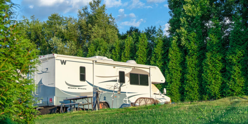 Lakeview RV Site Back in