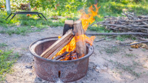 Little Orleans Campground Fire Rings