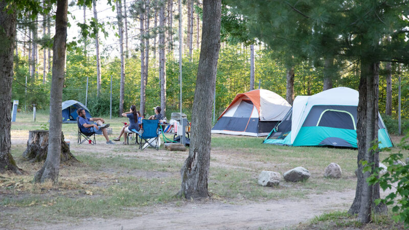 Timberline Rv Park Tent Camping Michigan