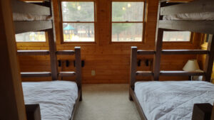 Timberline Cabin Bunk Room1