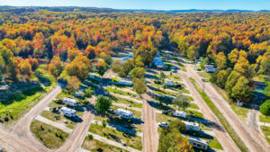 Timberline Fallfoliage Aerial