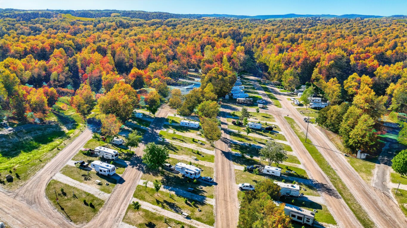 Timberline Fallfoliage Aerial